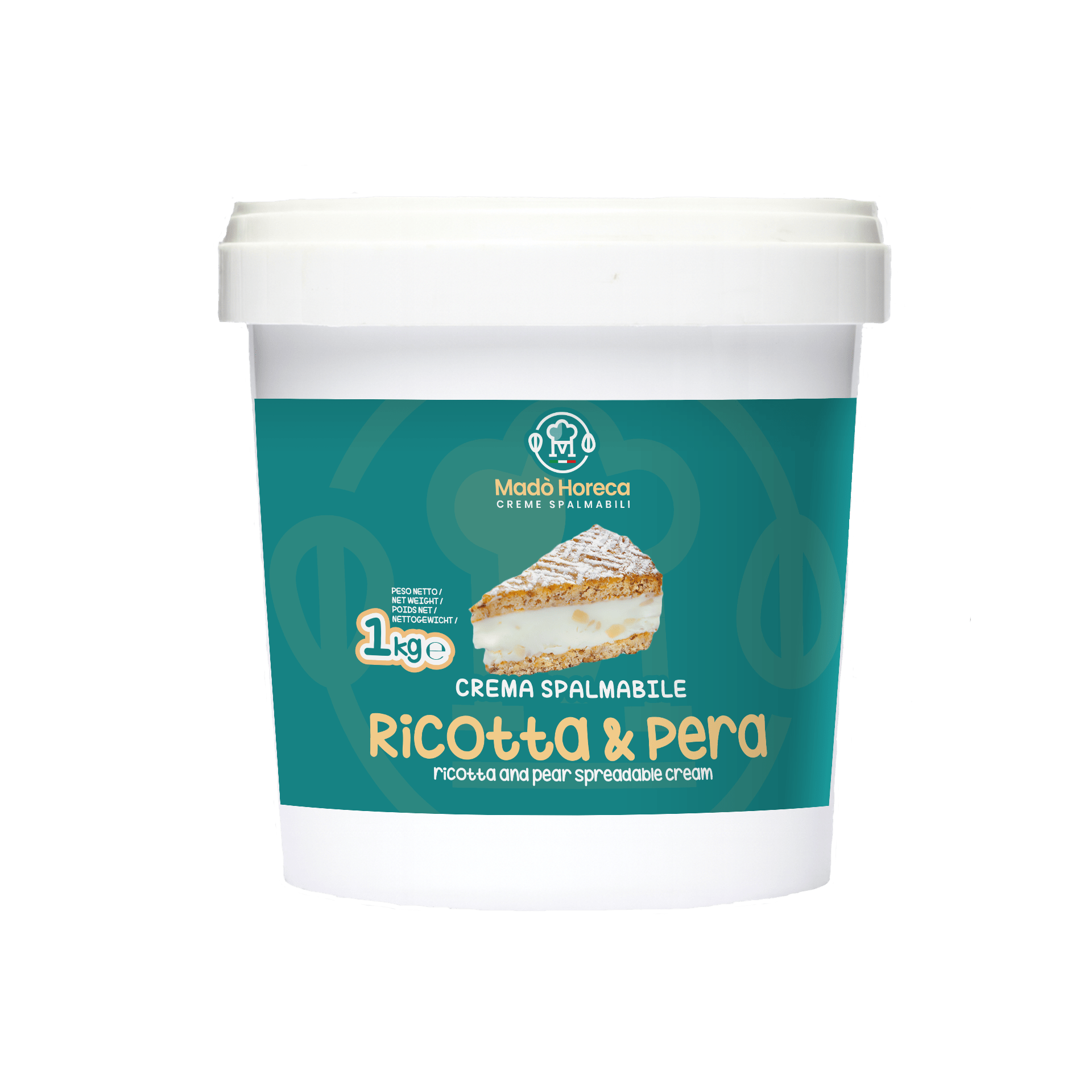 Ricotta e Pera Crema Spalmabile Artigianale - Mado Ho.re.ca