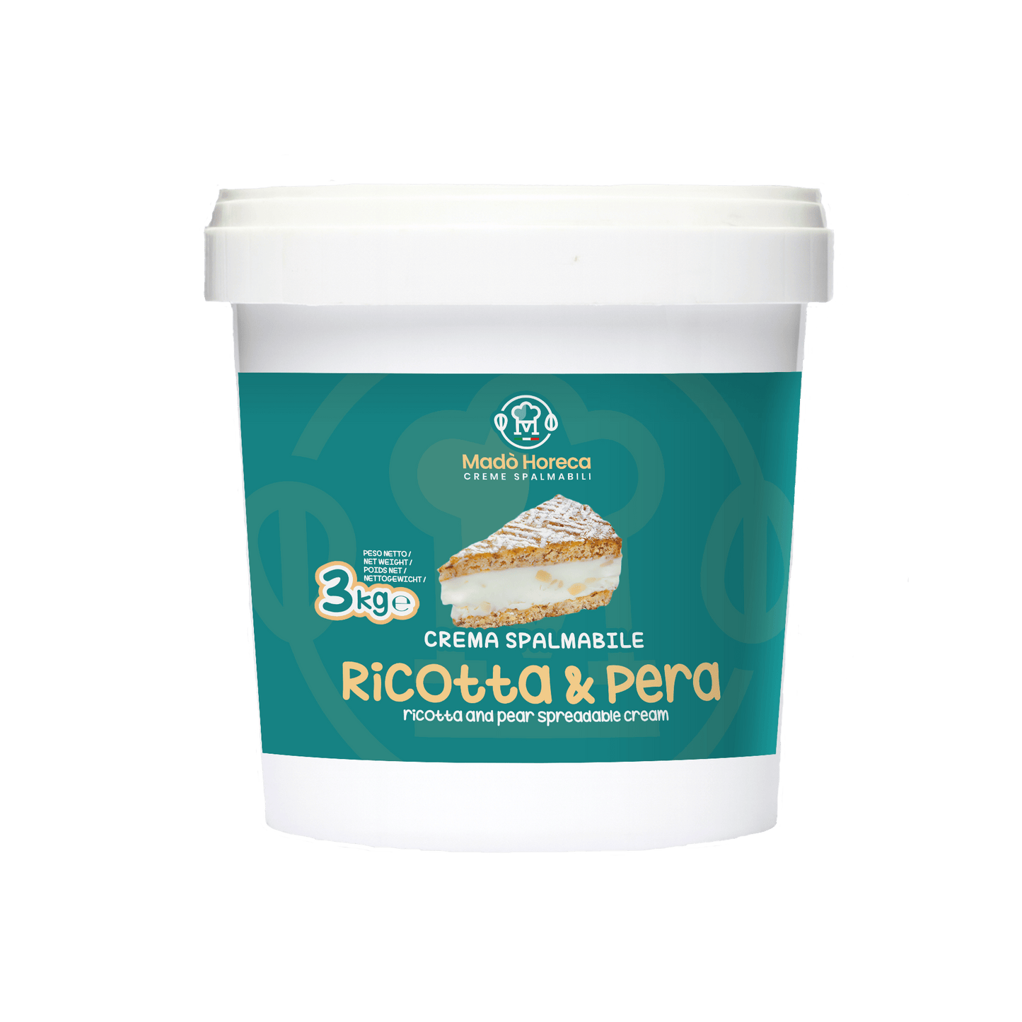 Ricotta e Pera Crema Spalmabile Artigianale - Mado Ho.re.ca