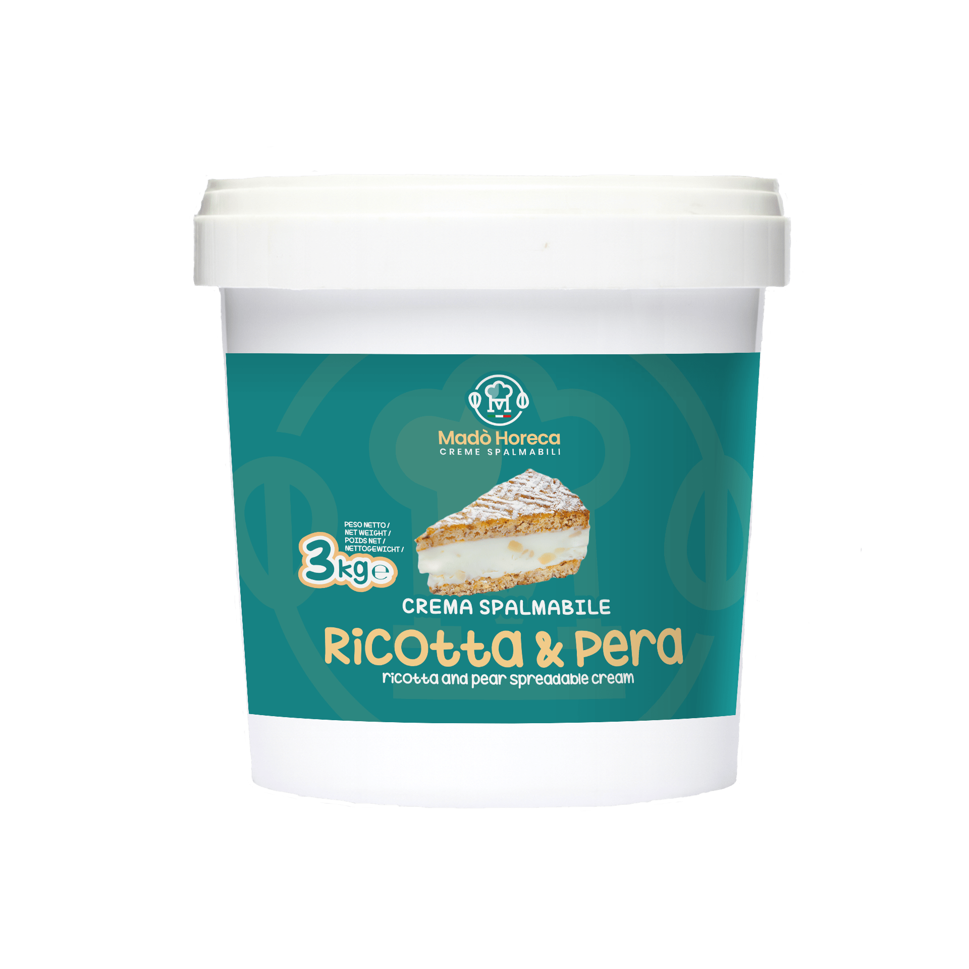 Ricotta e Pera Crema Spalmabile Artigianale - Mado Ho.re.ca
