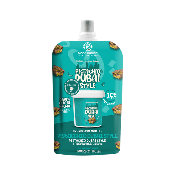 Sac A Poche "Zero Sprechi" al gusto Pistacchio Dubai 25% "Busta da 600gr" - Mado Ho.re.ca
