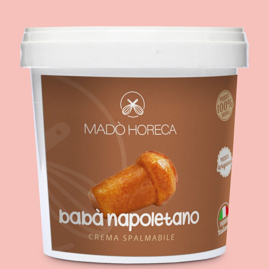 Babà Napoletano Crema Spalmabile Artigianale "Secchio da 1kg" - Mado Horeca