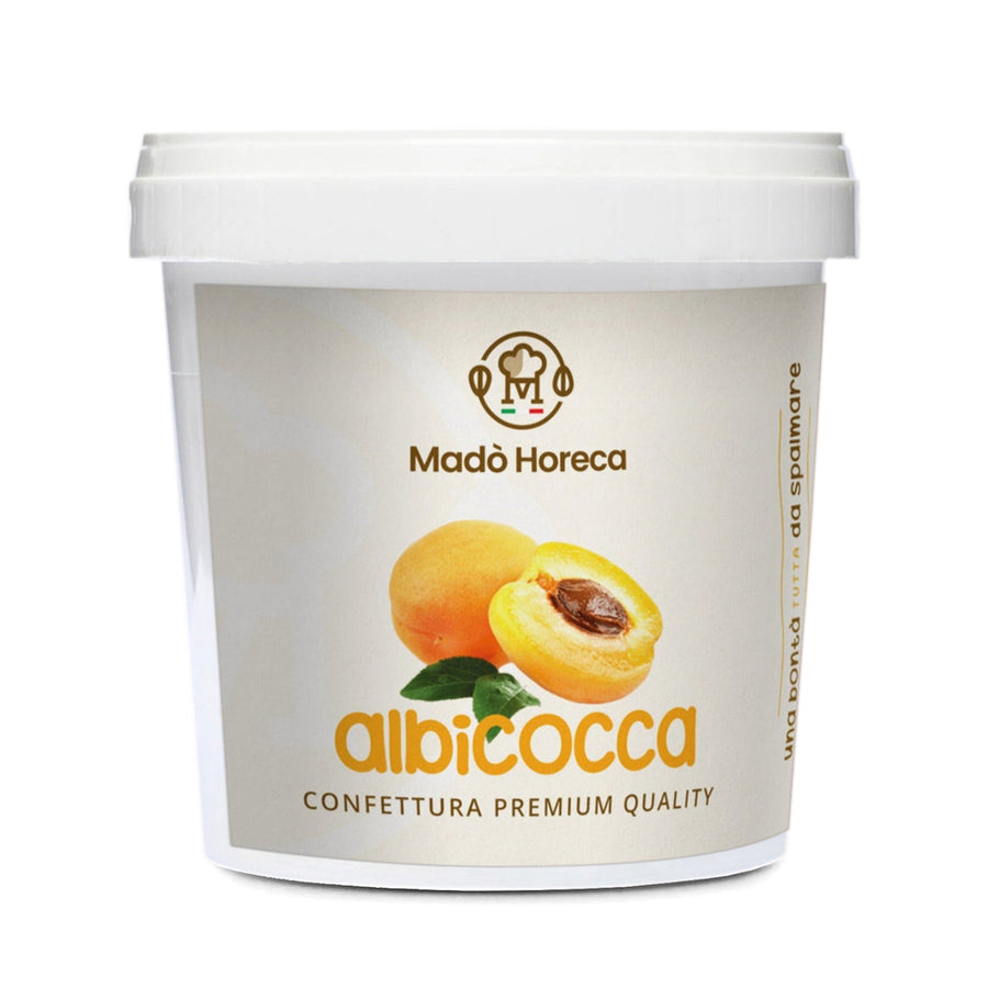 CONFETTURA PREMIUM QUALITY ALBICOCCA "SECCHIO DA 1KG" - Mado Ho.re.ca