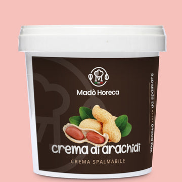 Crema Spalmabile di arachidi SENZA OLIO DI PALMA "Secchio da 1kg" - Mado Ho.re.ca