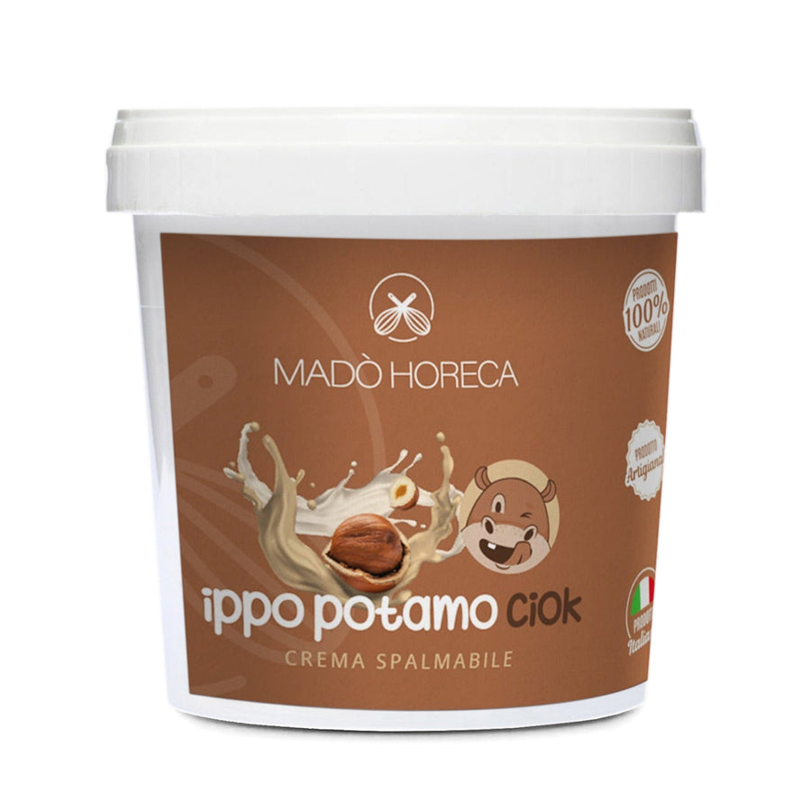 Ippo Potamo Ciok Crema Spalmabile Artigianale "Secchio da 3kg" - Mado Horeca