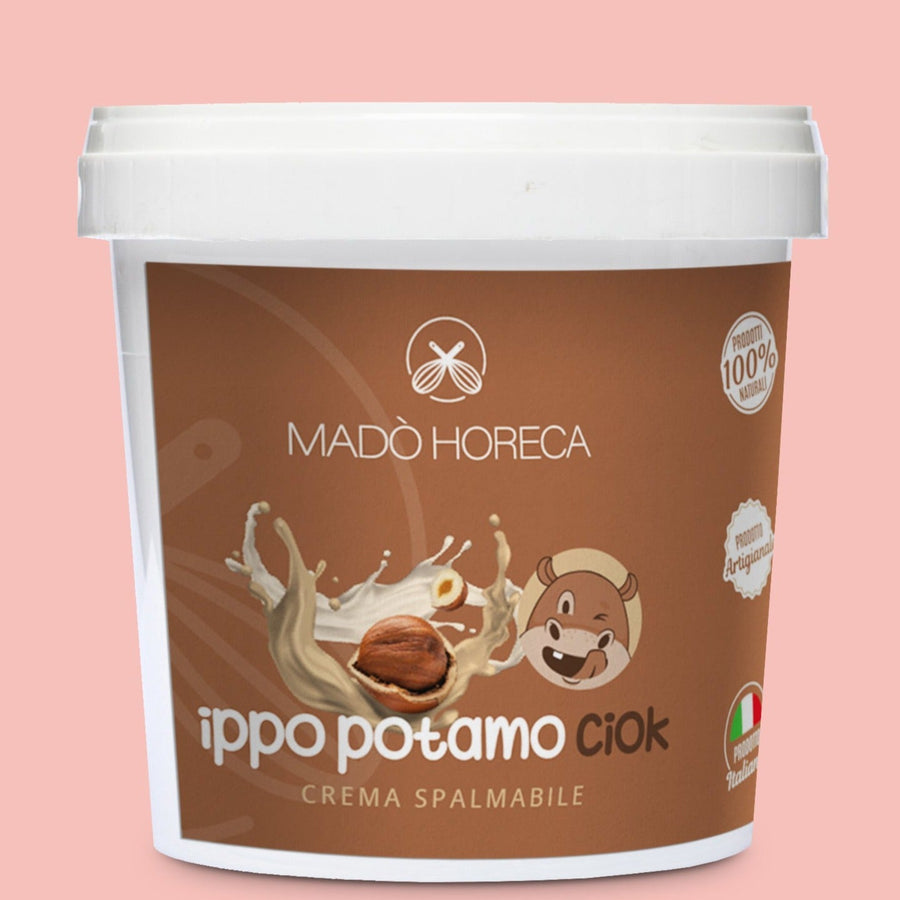 Ippo Potamo Ciok Crema Spalmabile Artigianale "Secchio da 5kg" - Mado Horeca