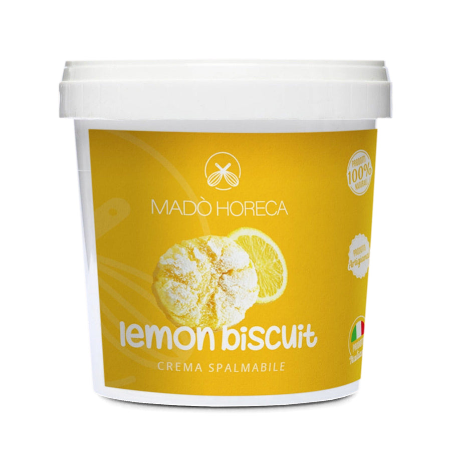 Lemon Biscuit Crema Spalmabile Artigianale "Secchio da 1kg" - Mado Horeca