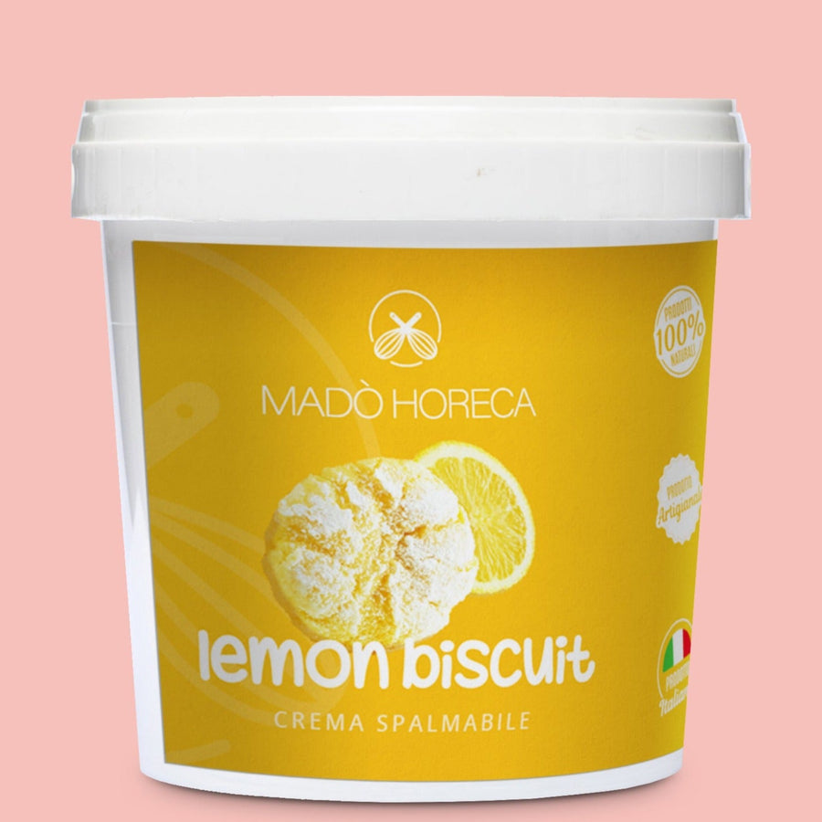 Lemon biscuit Crema Spalmabile Artigianale "Secchio da 3kg" - Mado Horeca