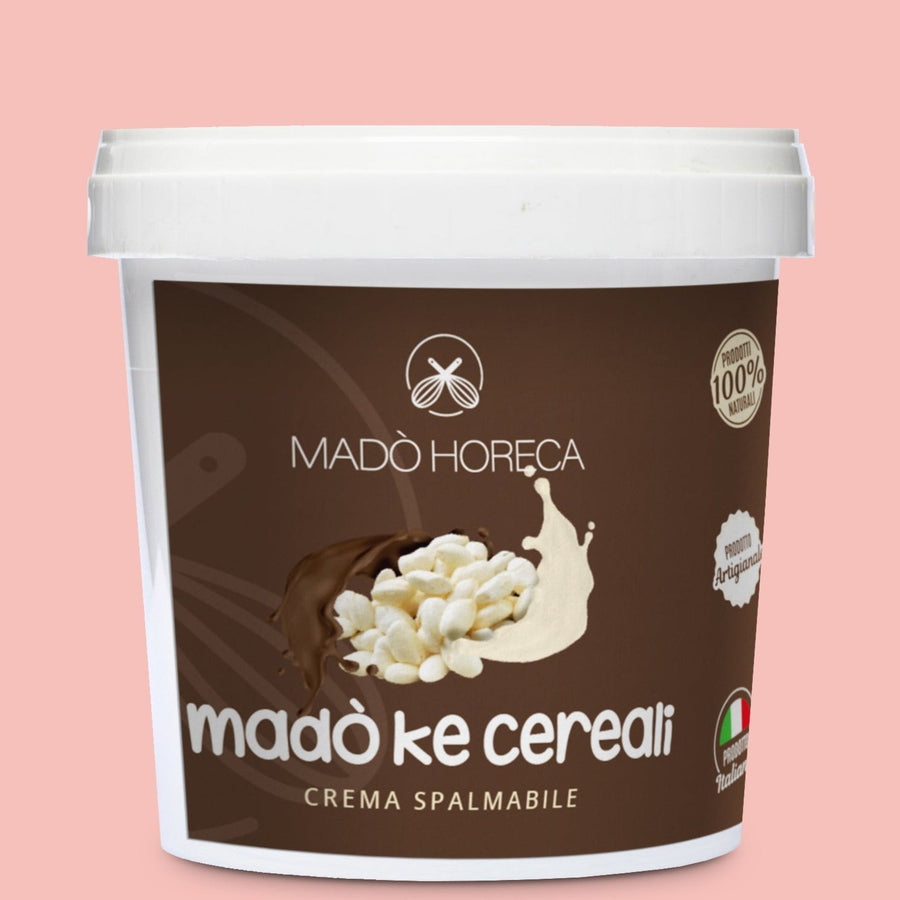 Madò Ke Cereali Crema Spalmabile Artigianale "Secchio da 1kg" - Mado Horeca