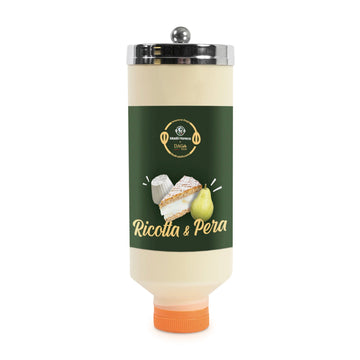 REFIL DI CREMA SPALAMBILE AL GUSTO RICOTTA E PERA "BOTTIGLIA DA 700GR" - Mado Ho.re.ca