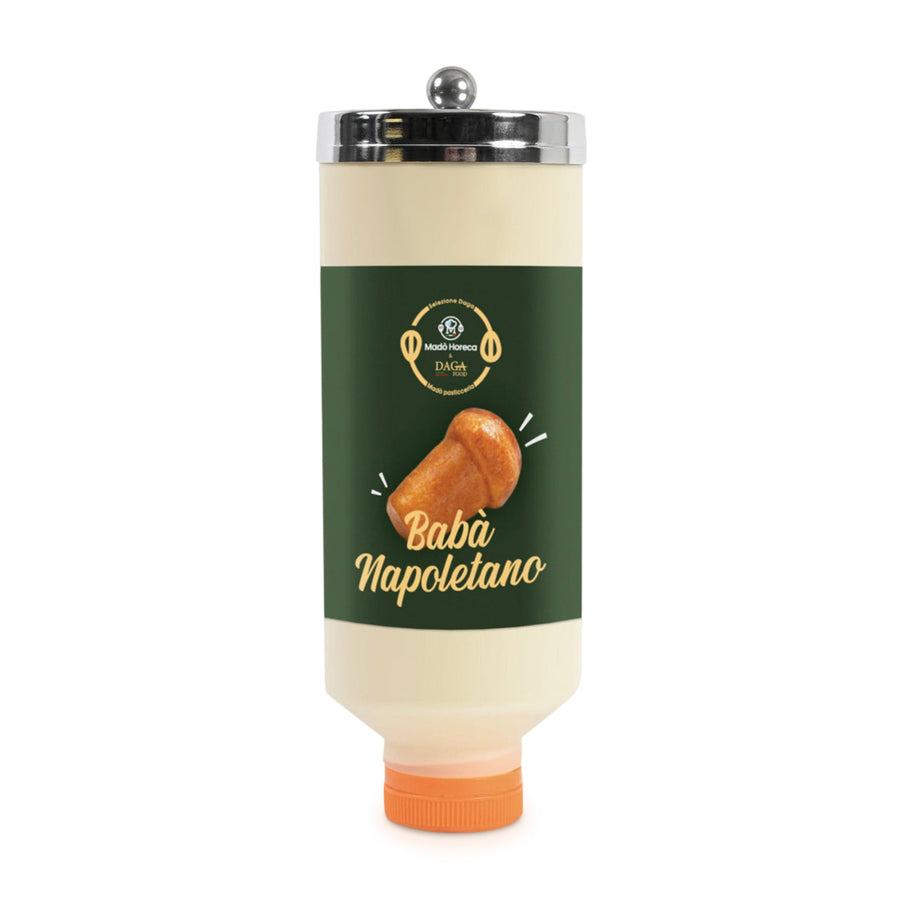 REFIL DI CREMA SPALMABILE AL GUSTO BABA' NAPOLETANO "BOTTIGLIA DA 700GR" - Mado Ho.re.ca