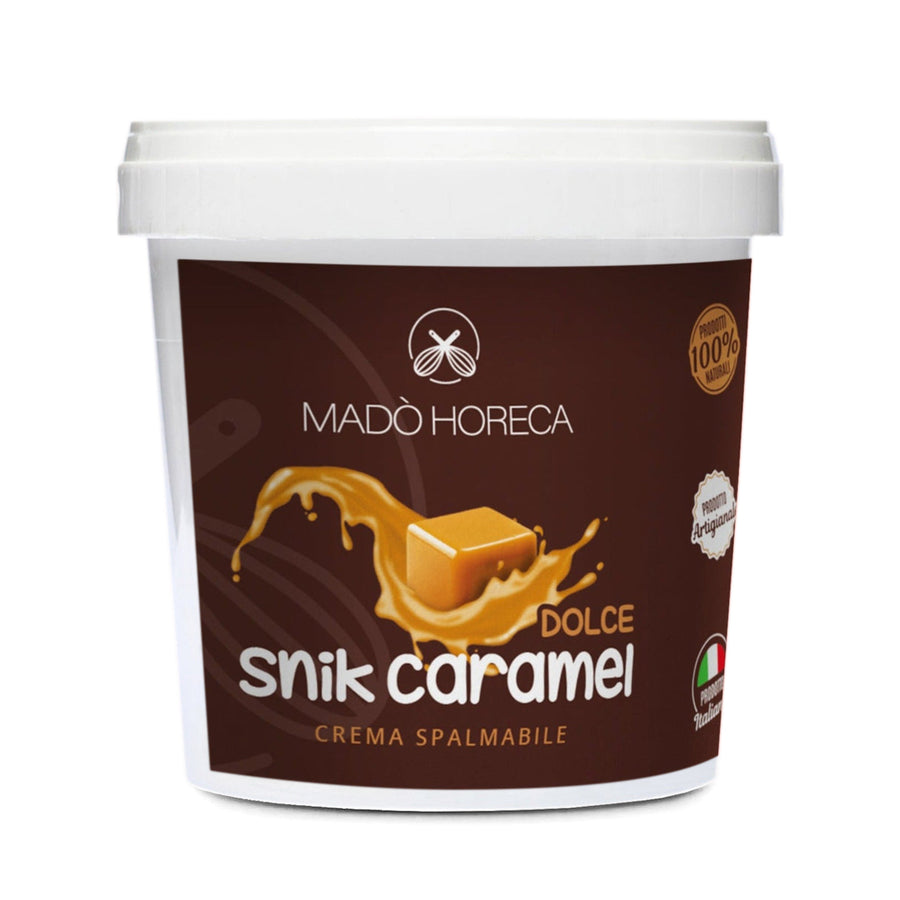 Snik Caramel (dolce) Crema Spalmabile Artigianale "Secchio da 5kg" - Mado Horeca